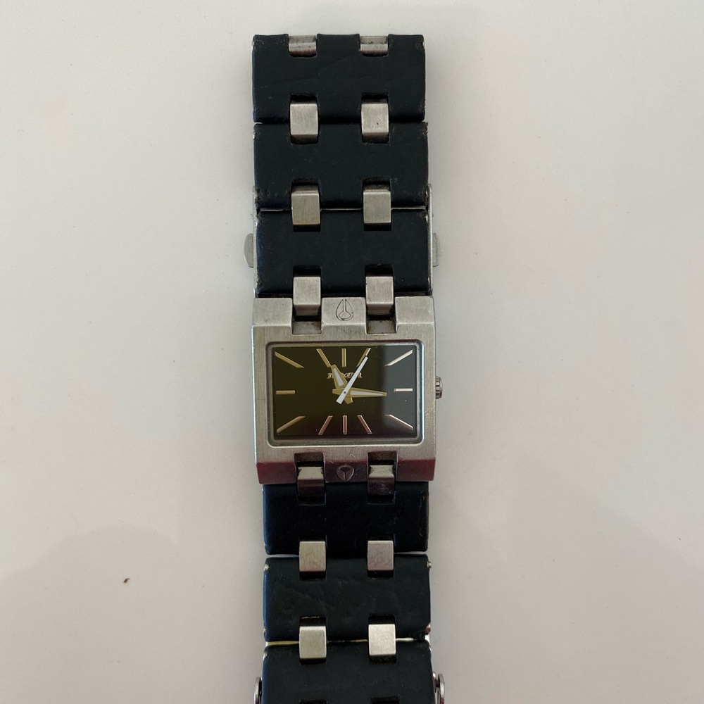 Very unique Nixon watch with small rectangle face